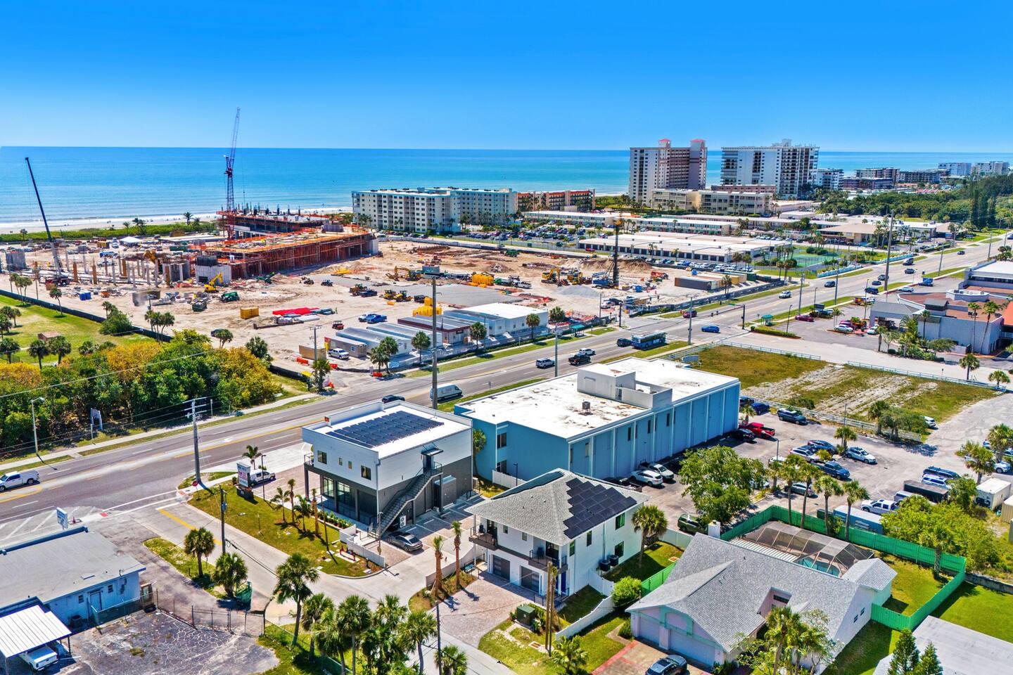 Get a bird's-eye view of the vibrant neighborhood.