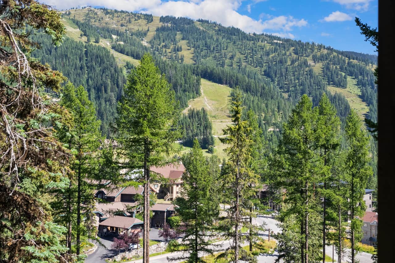 Whitefish mountain ski hill 