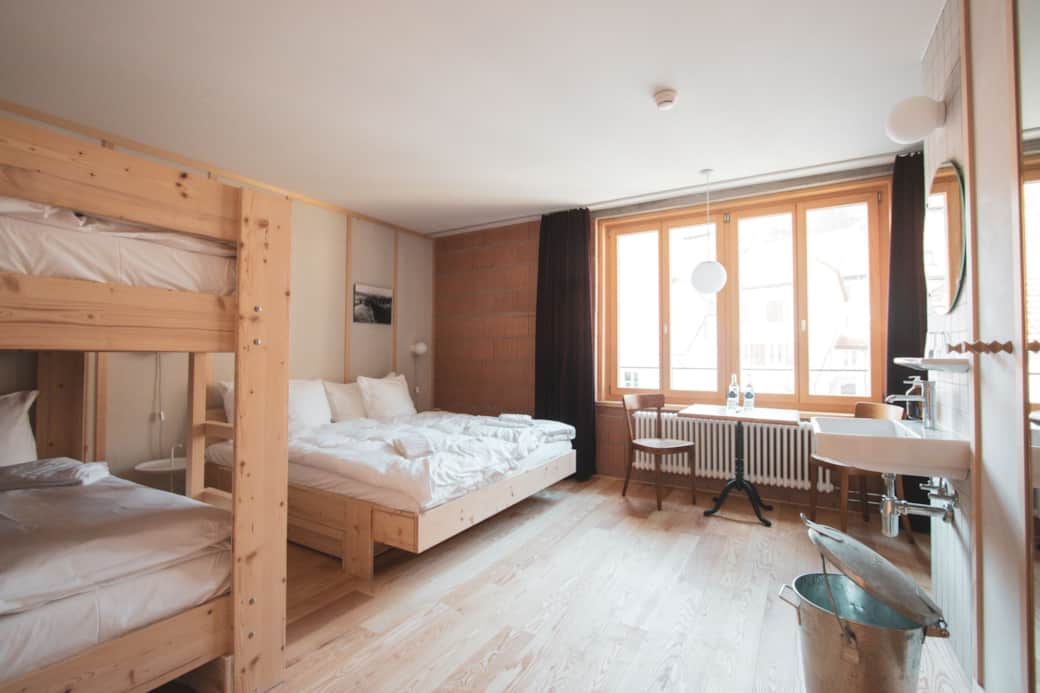 Chambre à 4 lits