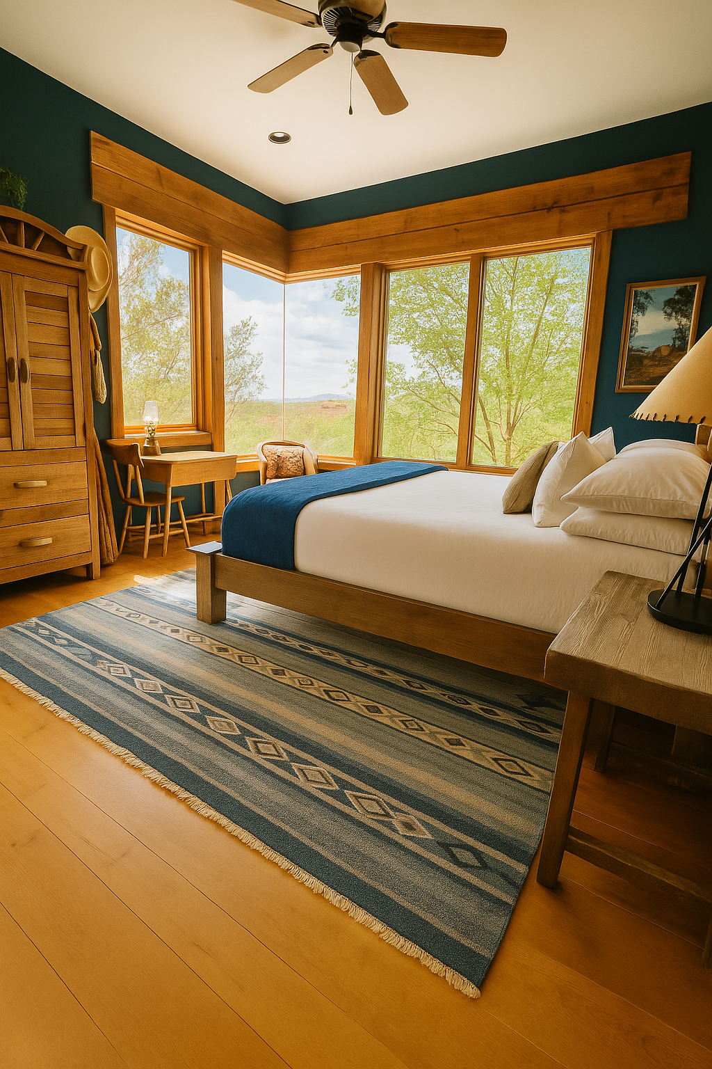 Main floor guest room - King Bed