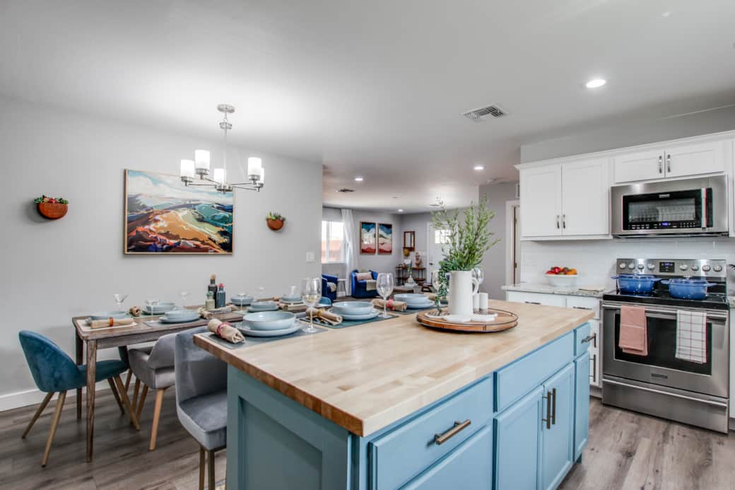 Kitchen and dining