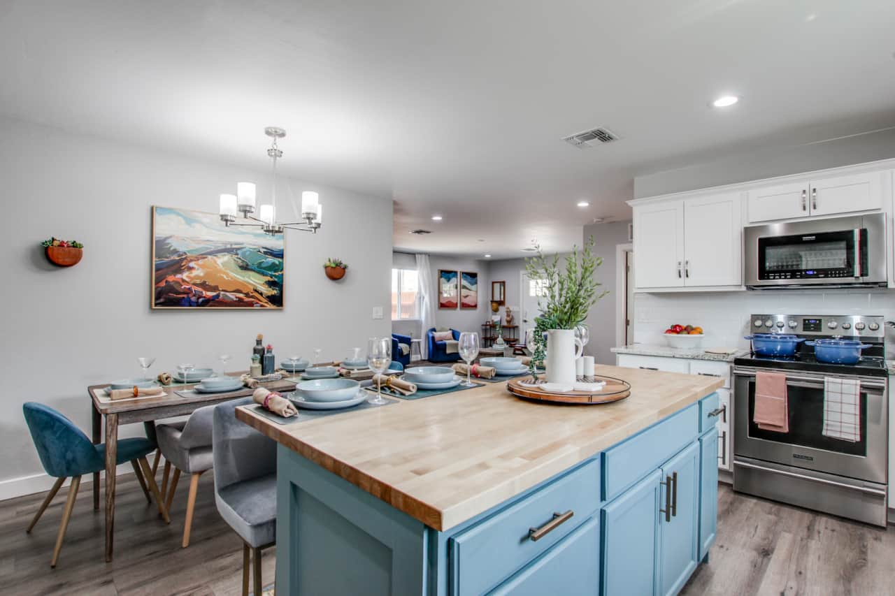 Kitchen and dining