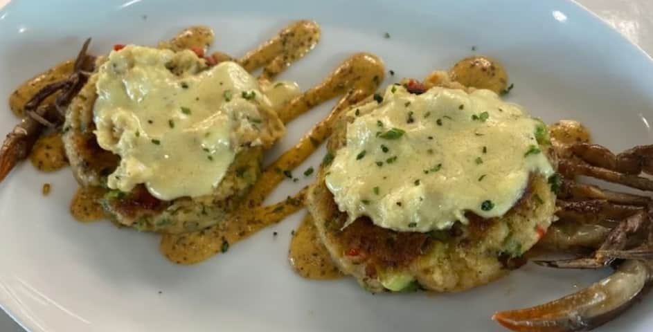 Katies Seafood House in Galveston Texas serving fresh Gulf seafood in a waterfront setting