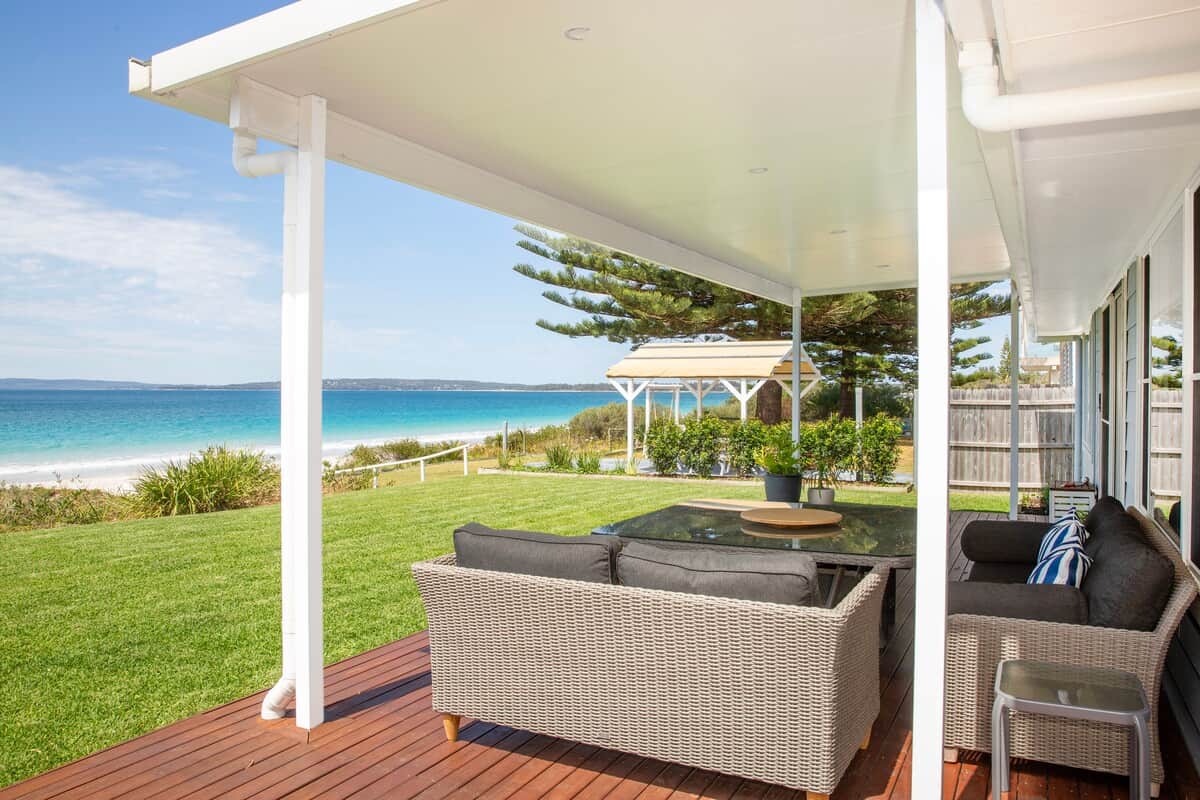 Sit and enjoy the beach view
