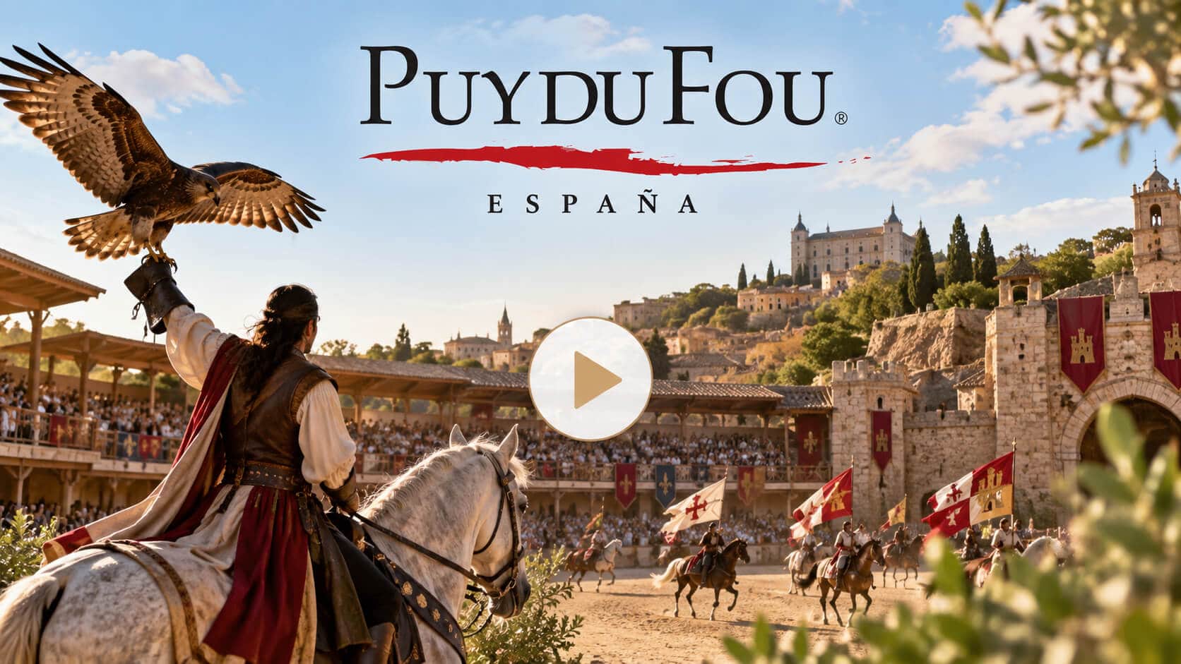 Puy du Fou España cerca de La Casita de Ale en Polán, Toledo