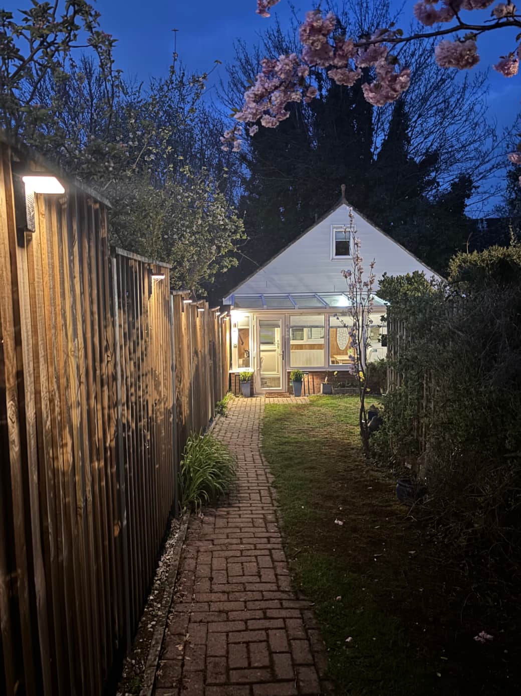 Private lite entrance to The Garden Annex 306