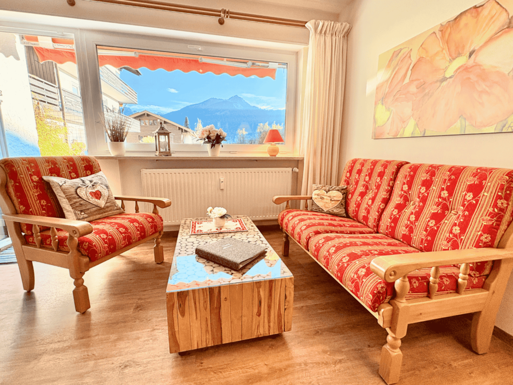 Sofalandschaft mit TV