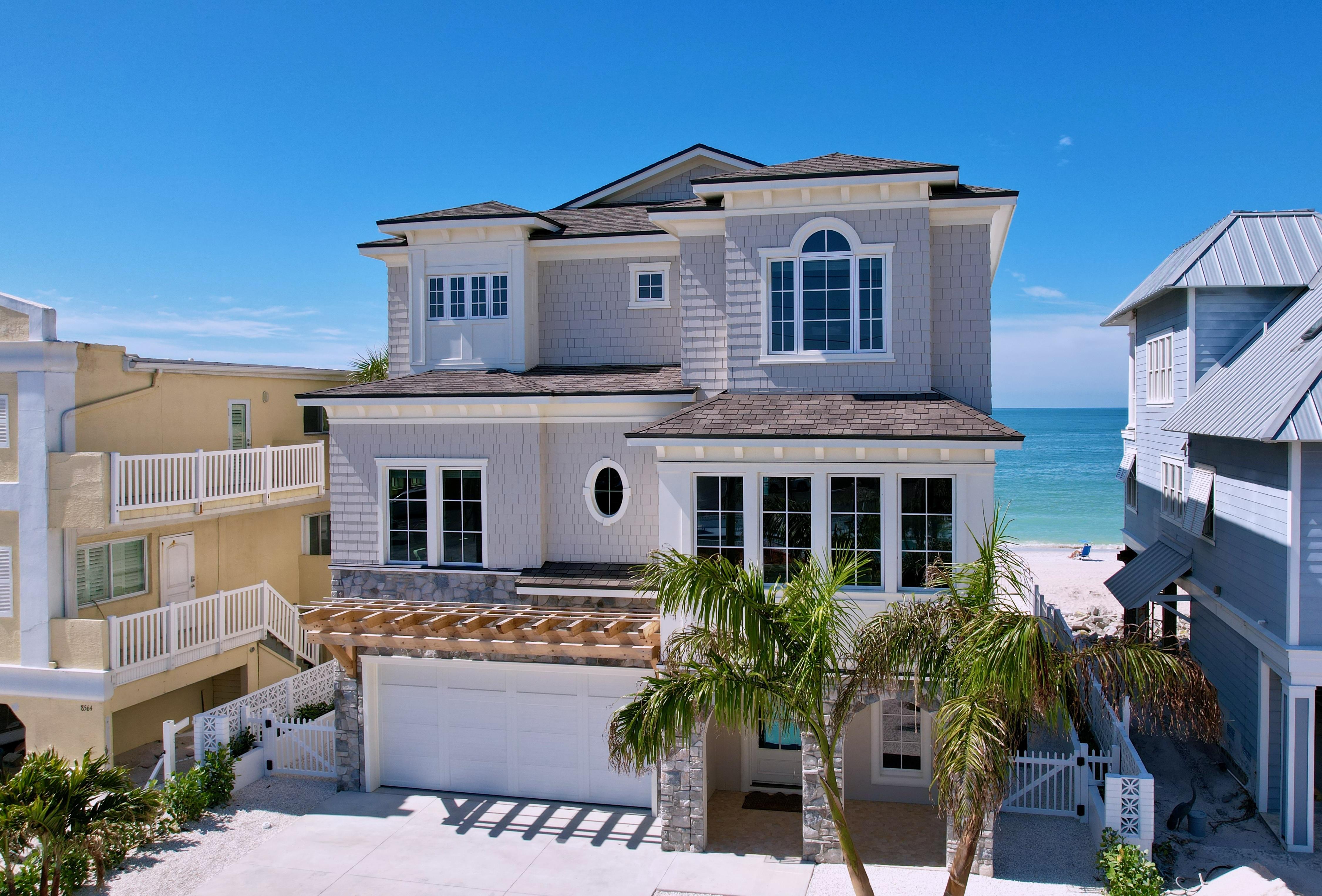 Brand New 5 BR Home on Sunset Beach with Pool - Vacation Home in