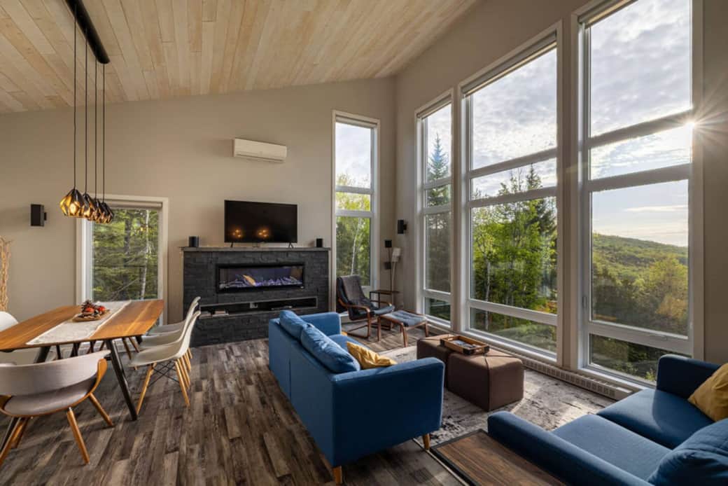 Living room (electric fireplace)