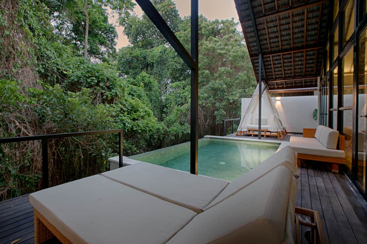 Pool and Garden Views