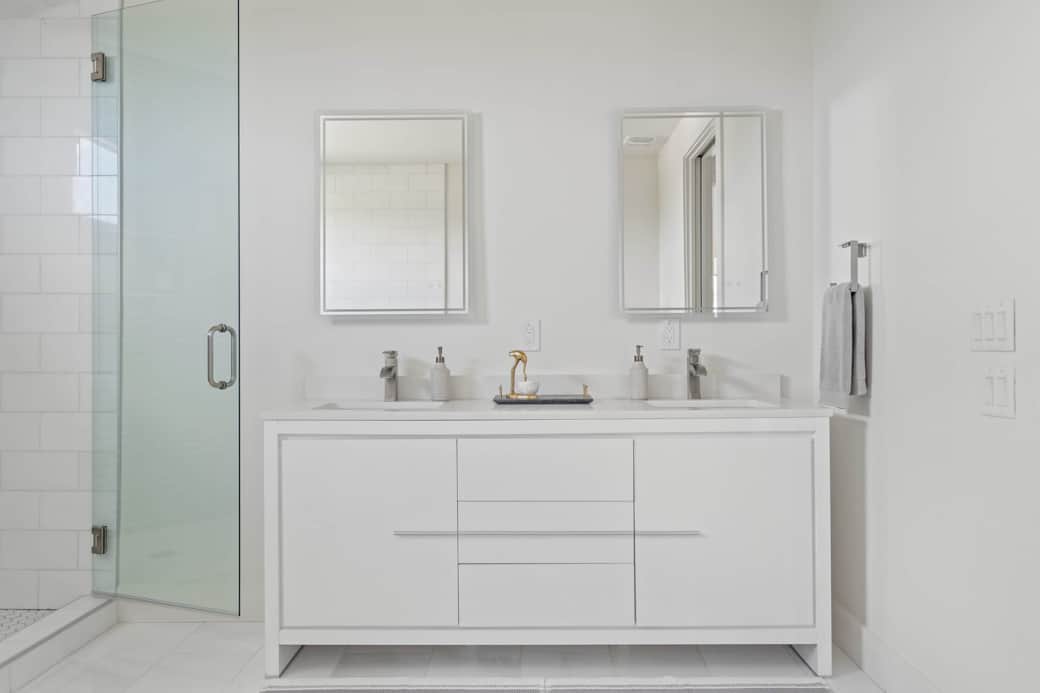 Primary bathroom - double vanity