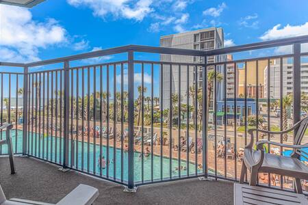 Balcony with Ocean & Resort Views.