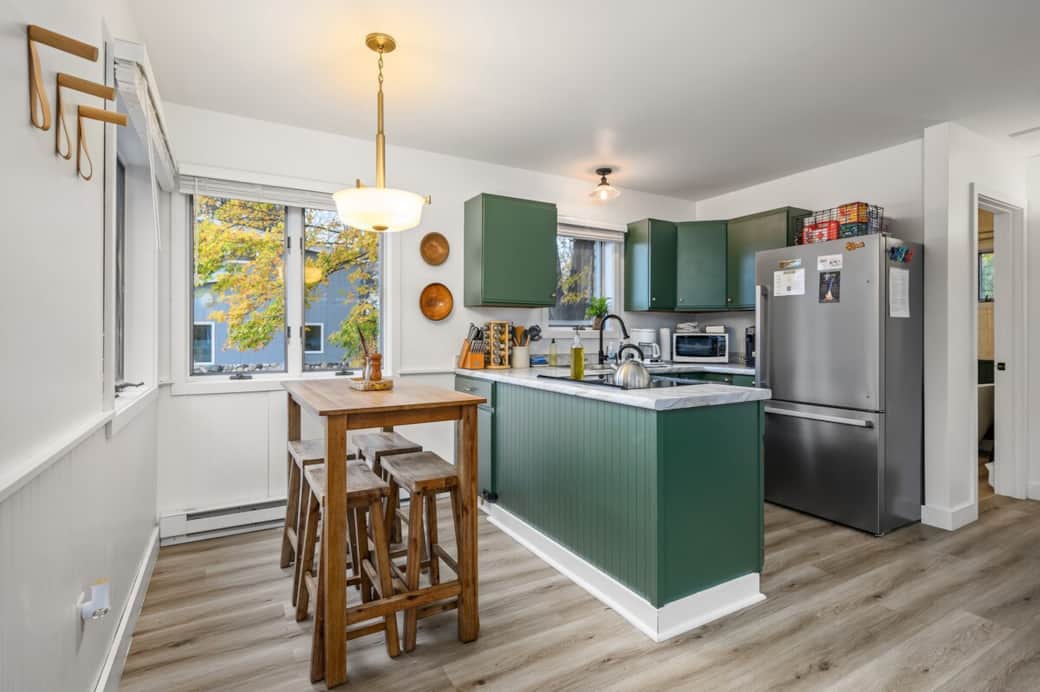 Well-stocked kitchen