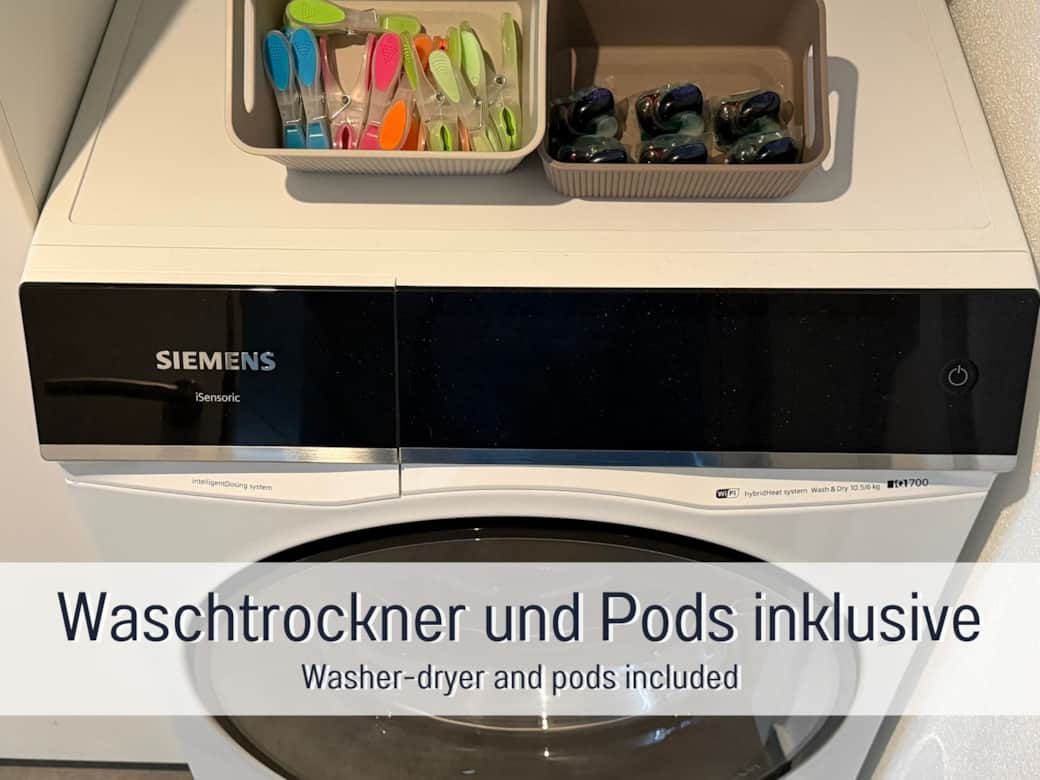 Waschtrockner inklusive Waschpods