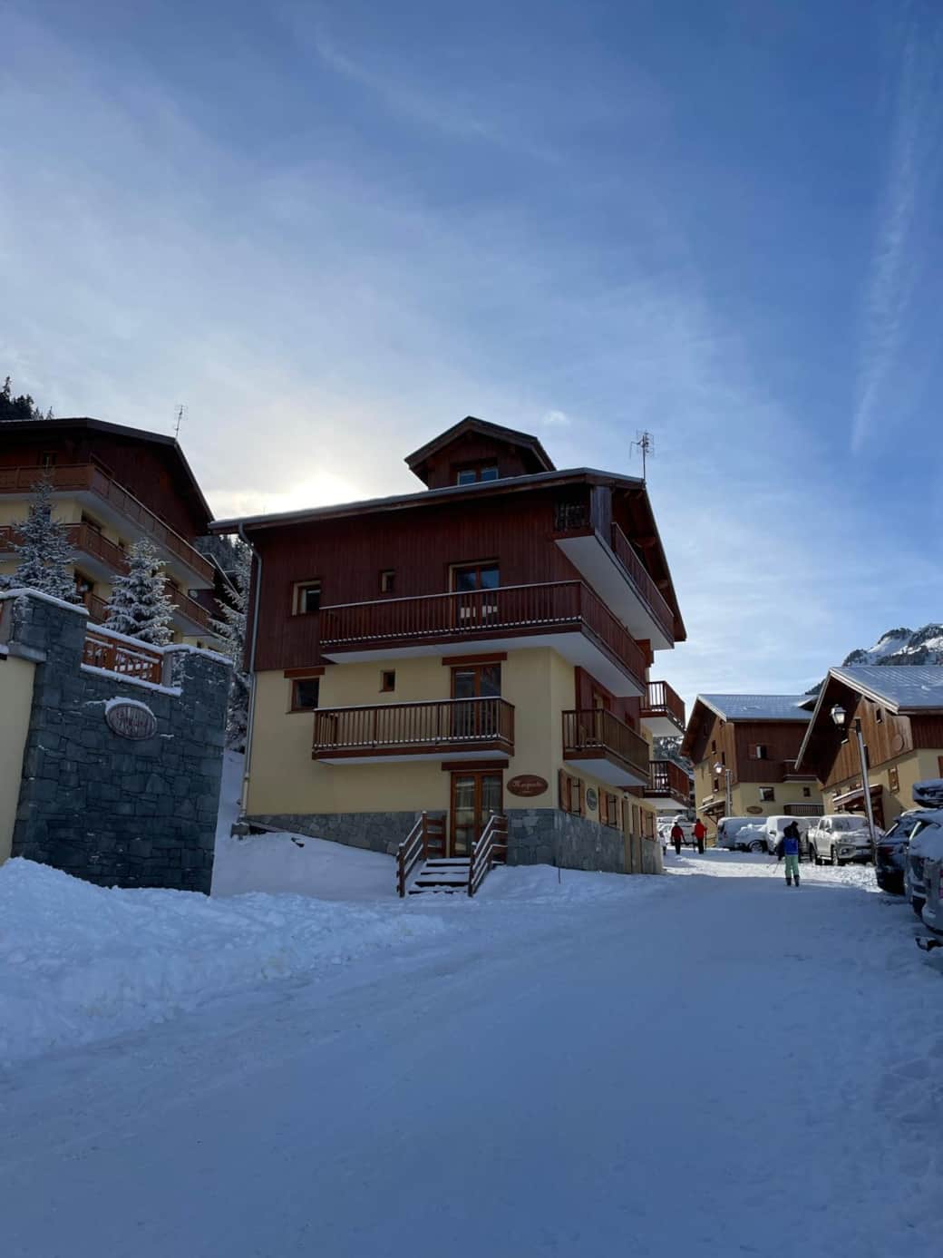 Le chalet, l'appartement est au deuxième étage
