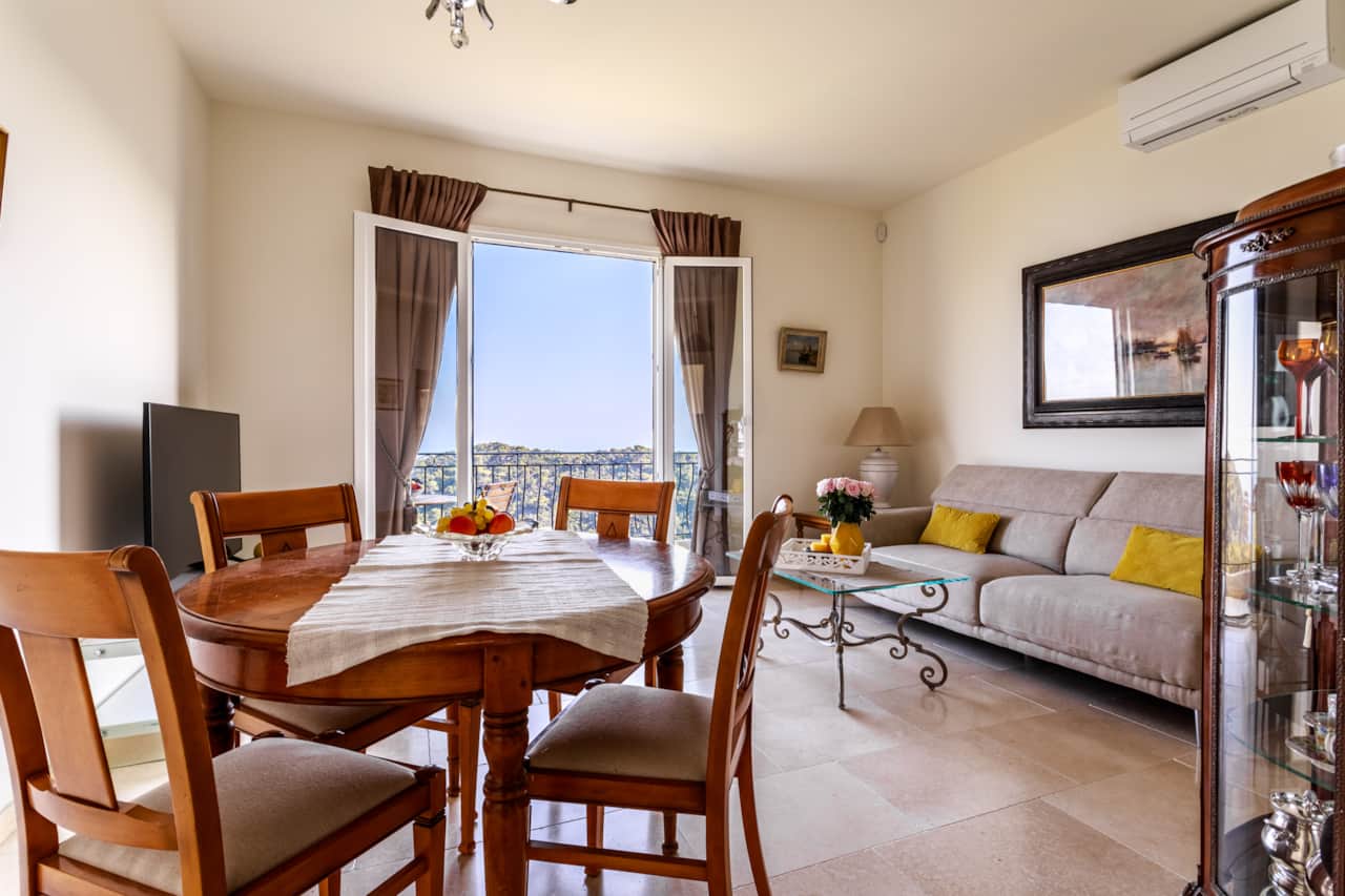 Living room and dining