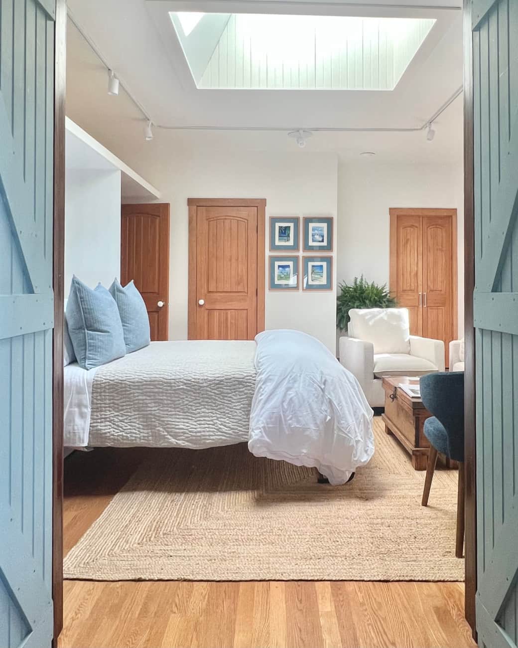 Library with Murphy Bed Down