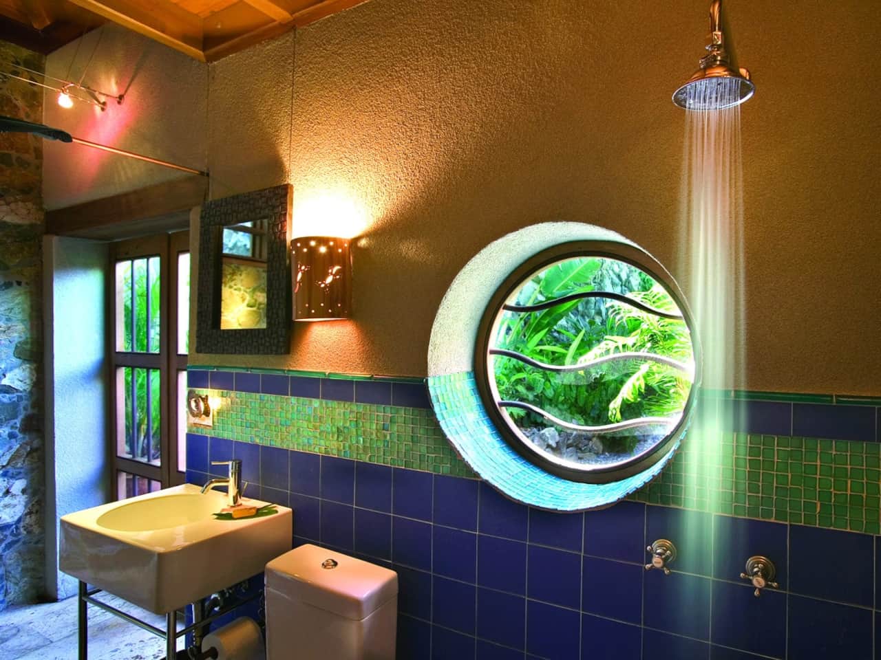 Primary bathroom, shower