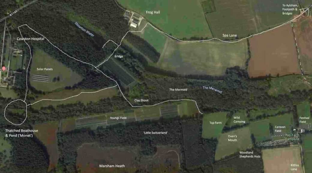 WALKS : This is the Two Lakes Walk - take in the massive countryside areas right on your doorstep!