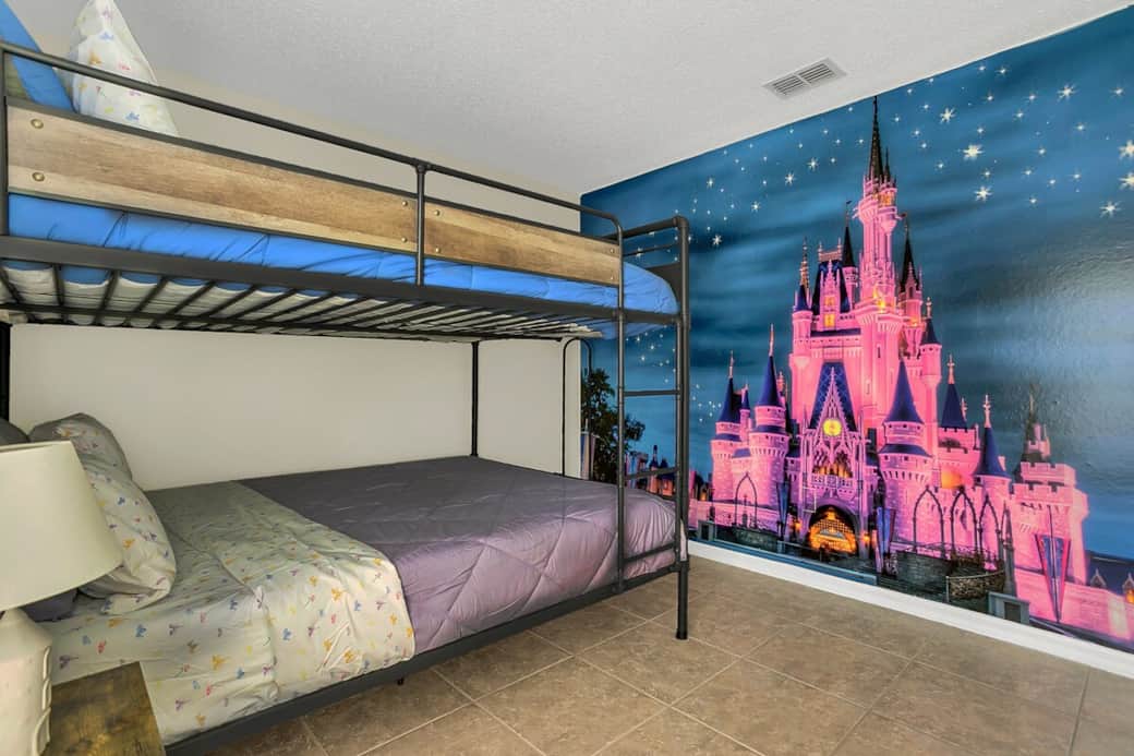 Let the little ones settle into their own cozy haven in our themed kids’ bedroom, complete with a brand-new mattress, fresh bedding, and extra pillows for ultimate comfort.  It’s the perfect spot for bedtime stories  after a day of adventures.