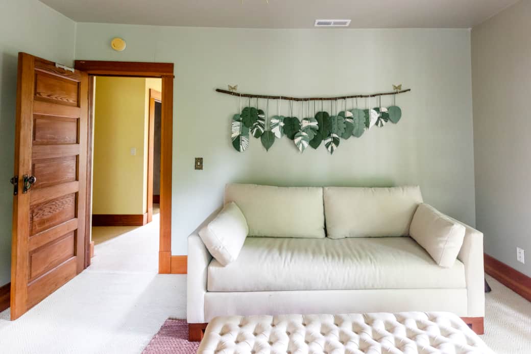 Bedroom Lounge - Sofa with Queen bed pull-out, coffee and tea bar, yoga mats provides (6)
