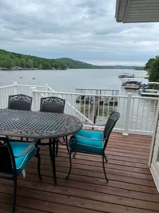 Lake view from deck