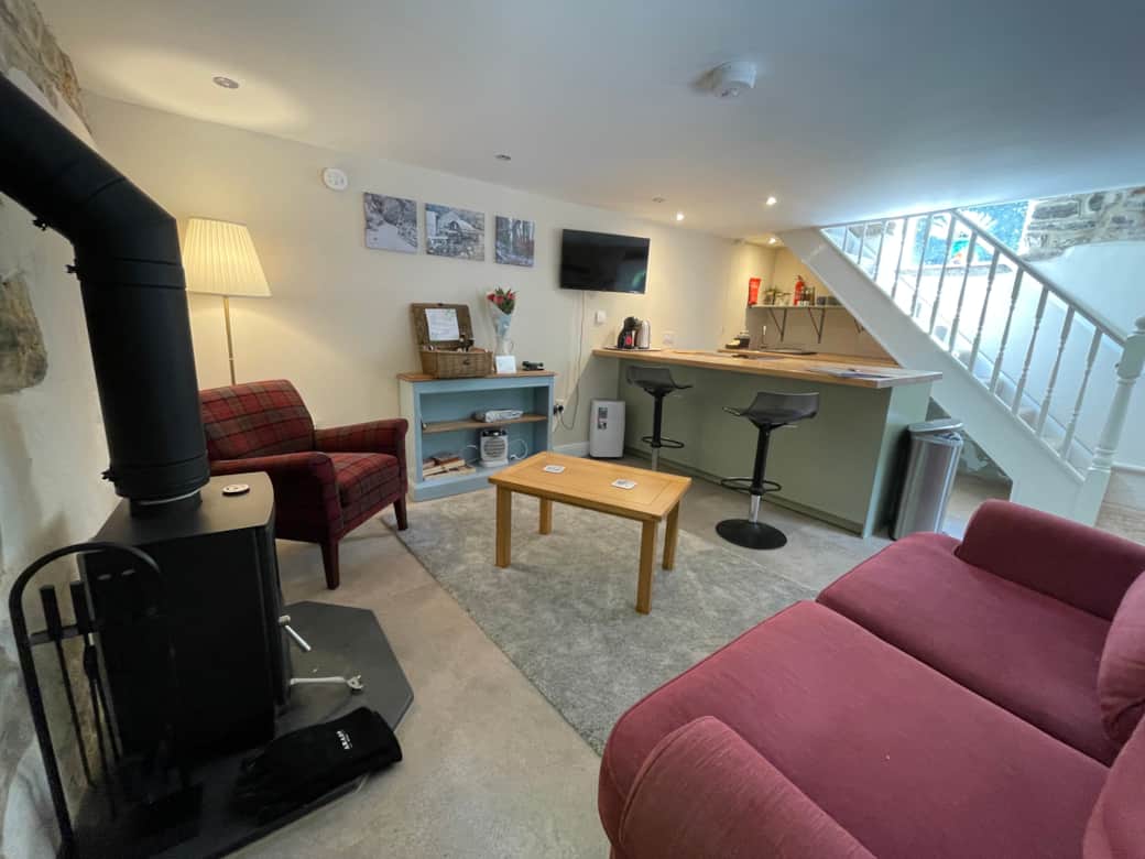 Downstairs living area