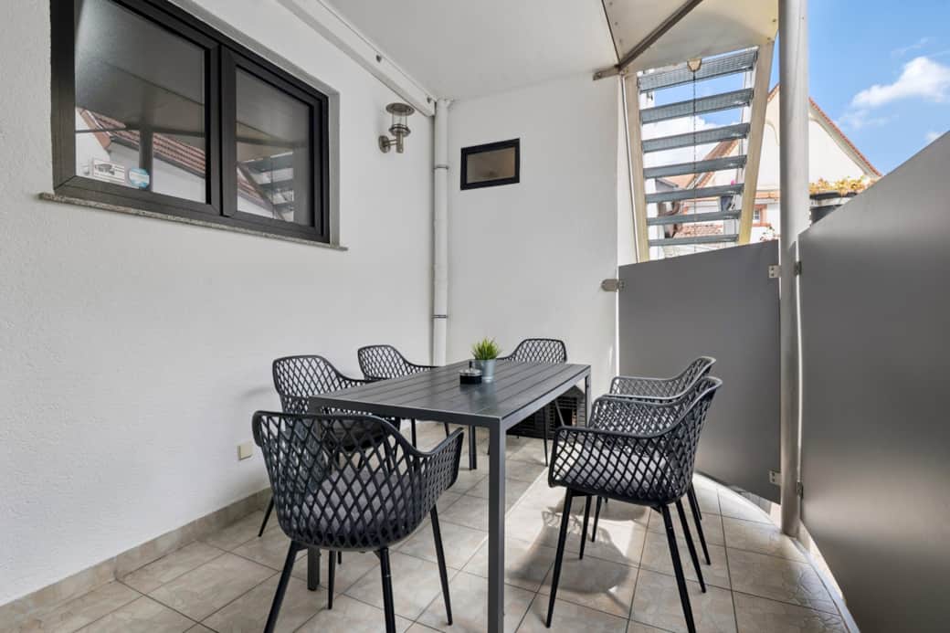 Furnished outdoor terrace Furnished outdoor terrace