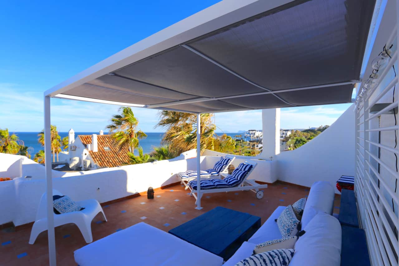 Terraza beach view ESTEPONA BEACH HOUSE