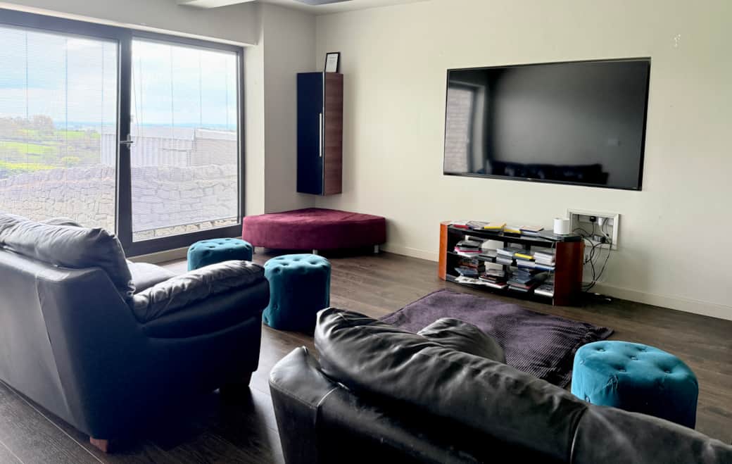 The Cinema Room with Large TV