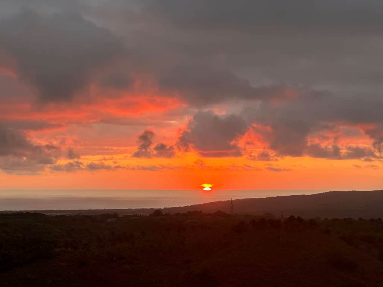 View sun water glow