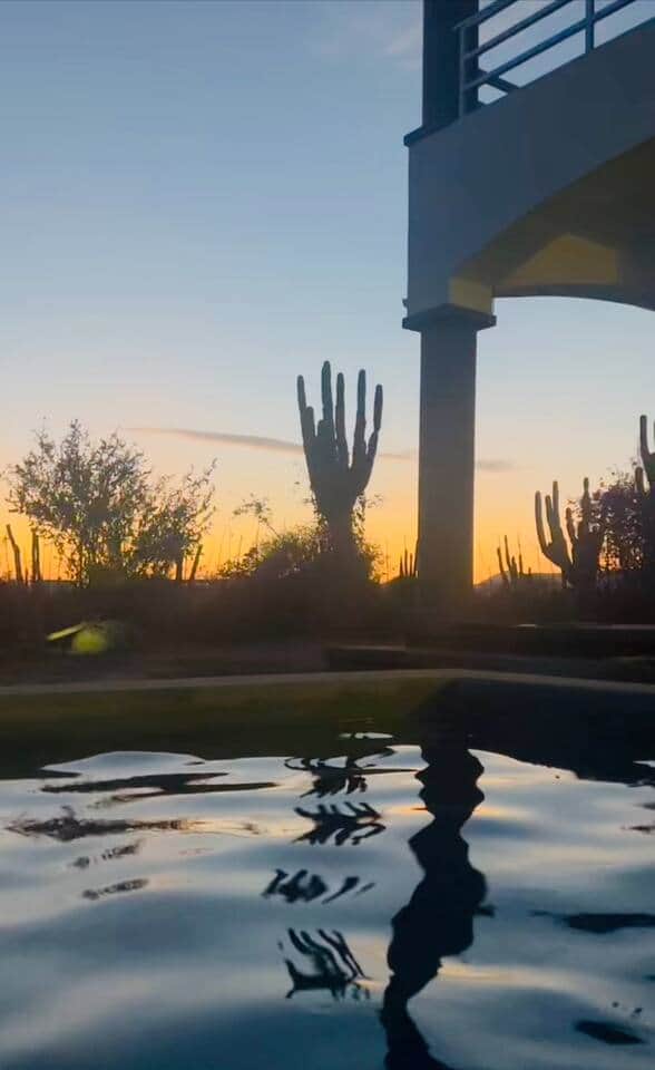 Enjoy a night swim!