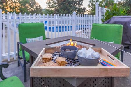 S'mores?  Yes, please!  We have what you need to enjoy a sticky and delicious time. Ha!