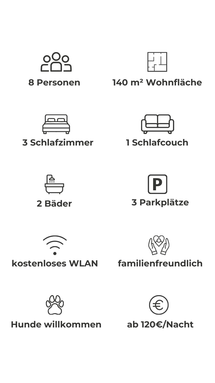 Ausstattung Ferienhaus Tannenblixck Rochlitz