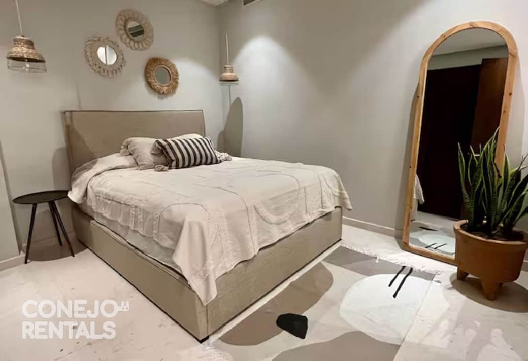 Recámara secundaria Queen size con clóset y baño privado en Bolongo Punta de Mita Recámara secundaria Queen size con clóset y baño privado en Bolongo Punta de Mita