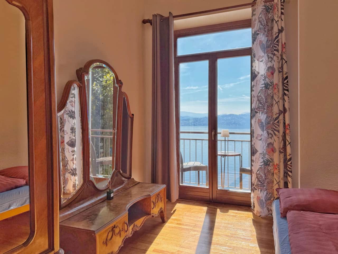 Seeblick Zimmer Rubino Villa Angelina Lago Maggiore