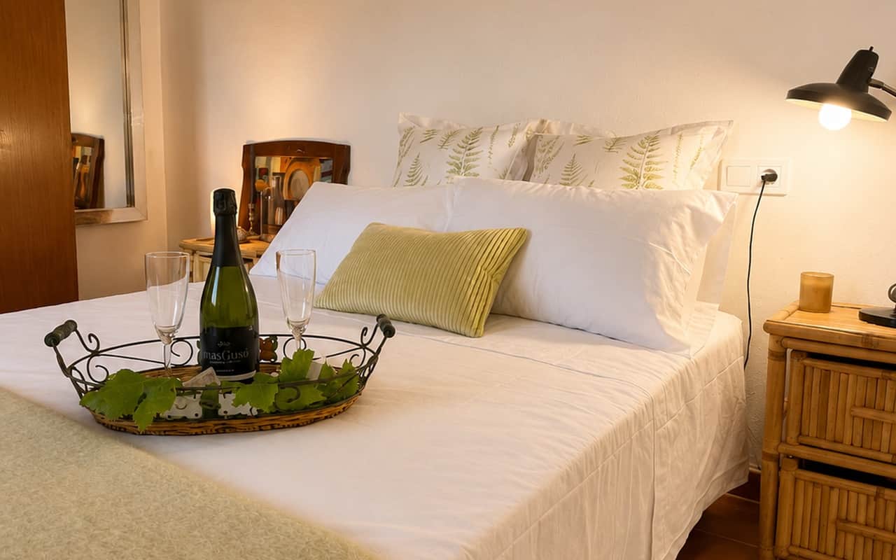 Dormitorio de la casa, para descansar después de la ruta