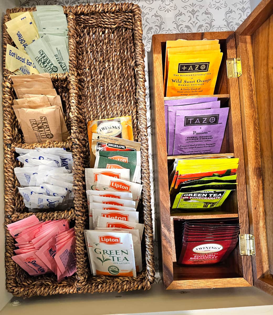 Fully-Stocked Coffee and Tea Bar