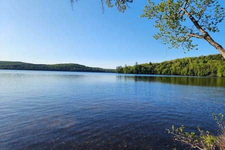 Tranquil Little Doe Lake.  The stillness and beauty is undeniable