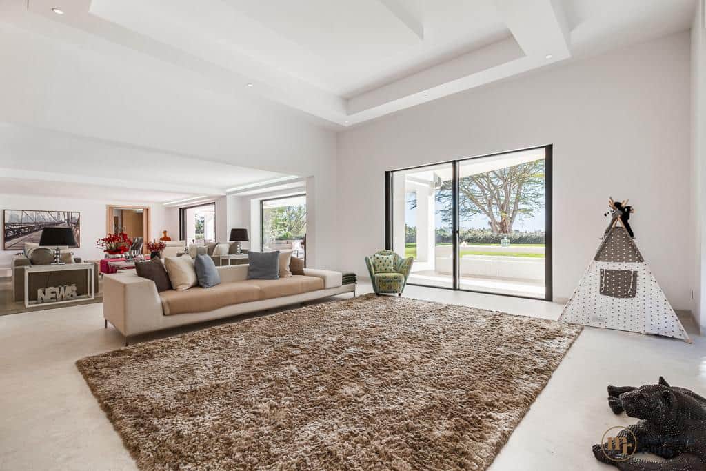 Spacious family living room.