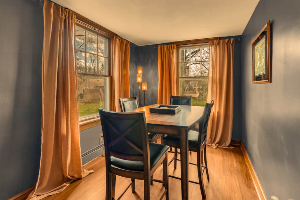 Pub table in the lounge - perfect for cards, cocktails, and conversation!