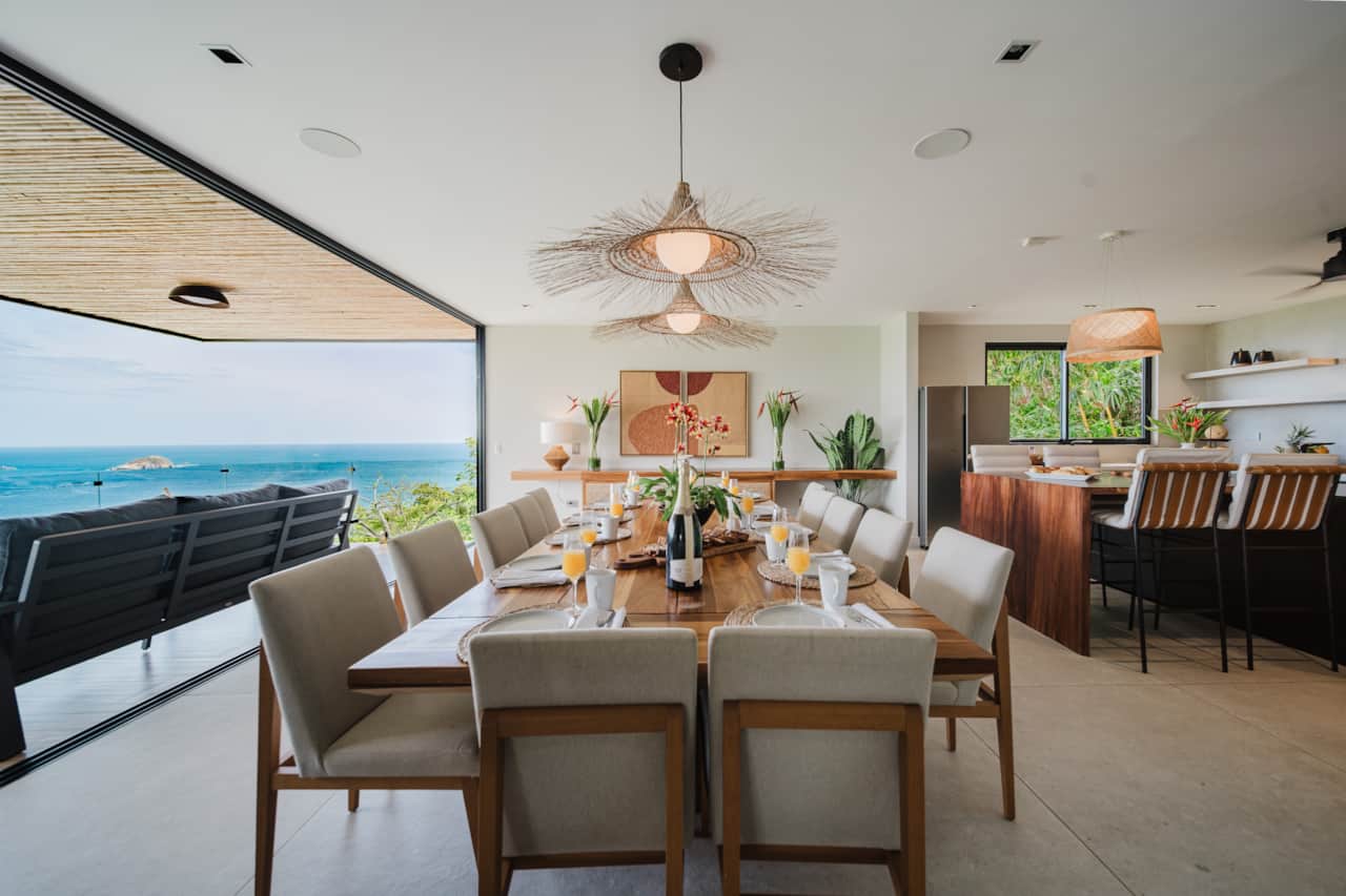 Enjoy ocean breezes from the terrace with stunning views