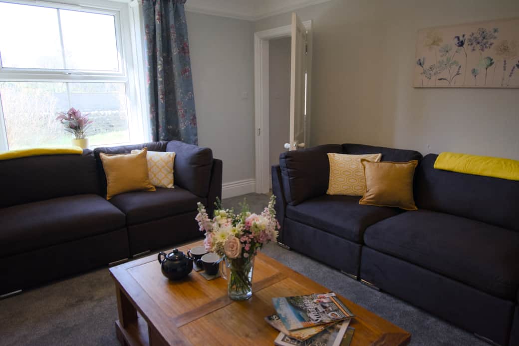 Comfortable living space with plenty of seating to relax and unwind