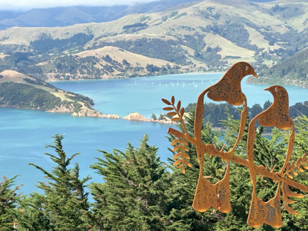 Akaroa Harbour view from Kūkupa Matairangi