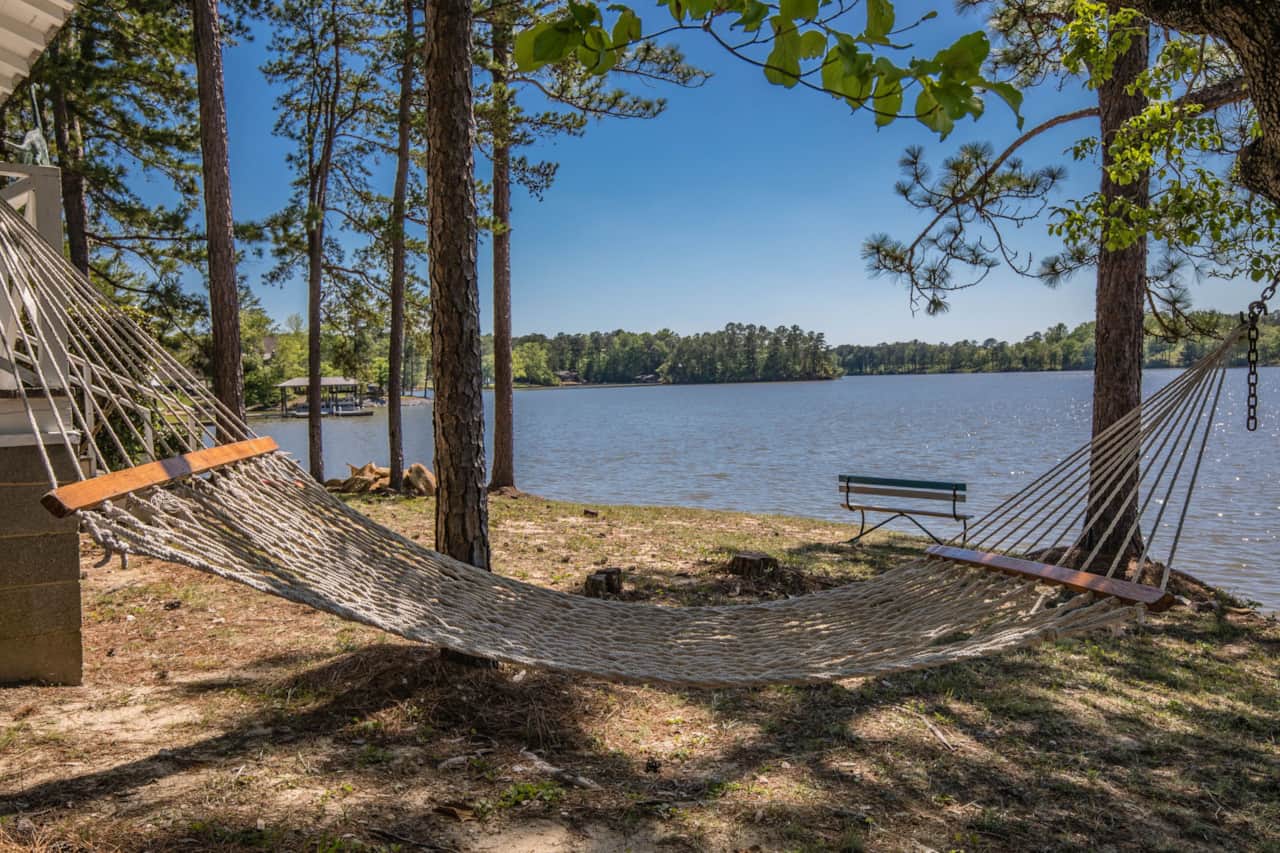 Lake view from hammock