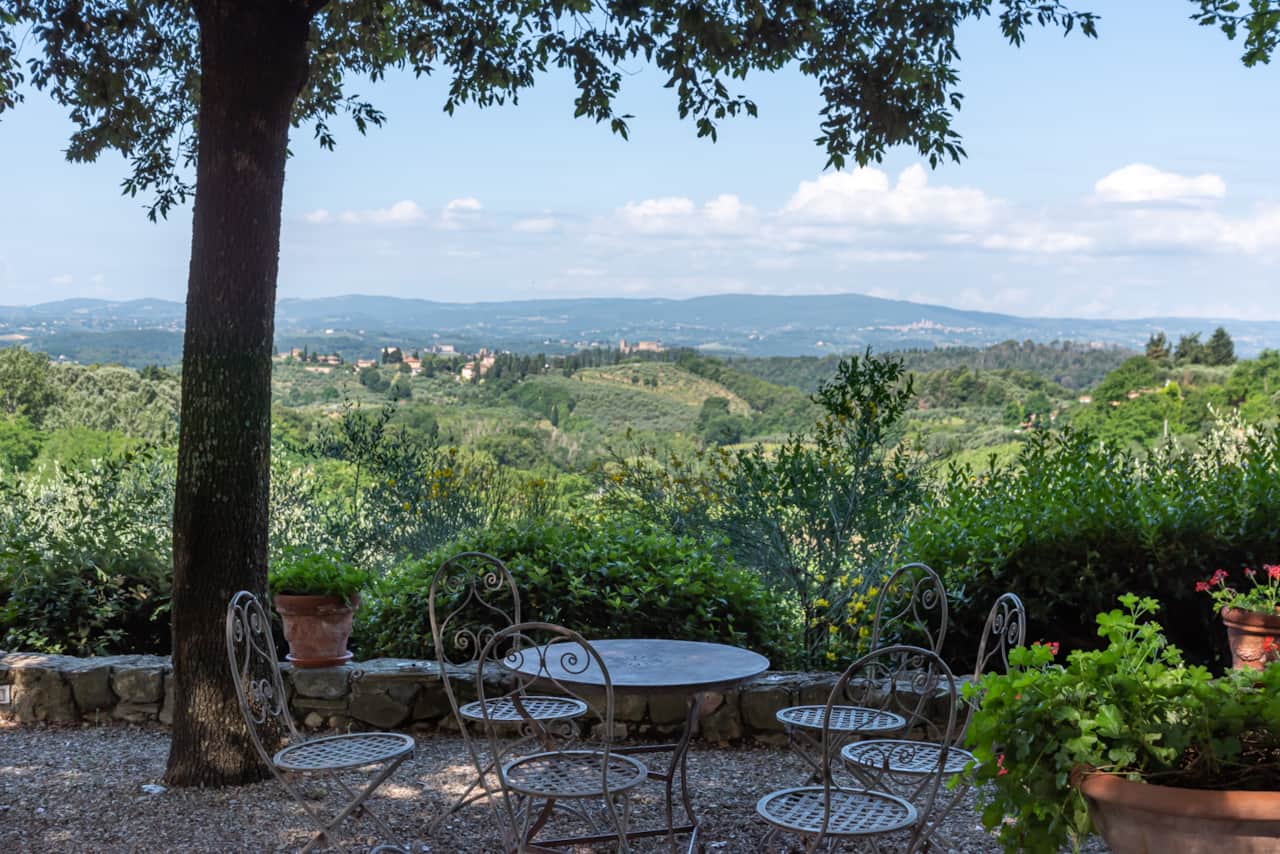 Vue depuis le jardin Casale