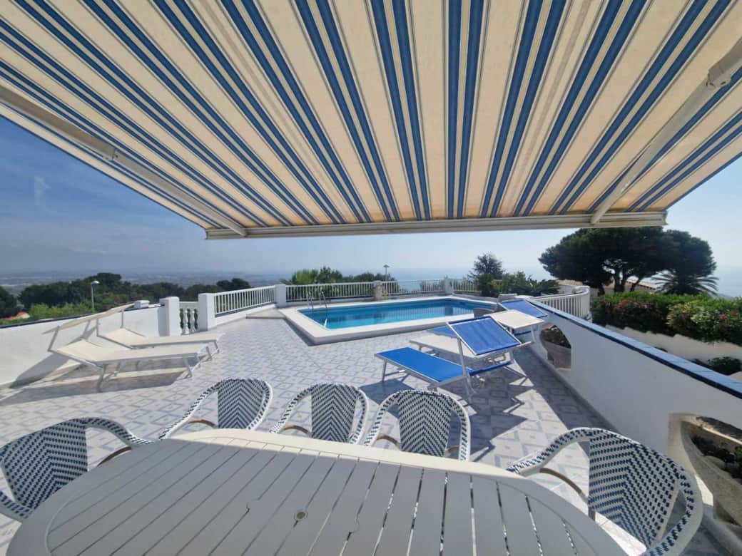 Relax at the luxurious pool terrace — perfect for Mediterranean holidays Relax at the luxurious pool terrace — perfect for Mediterranean holidays