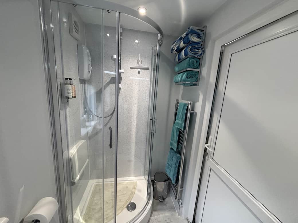 Shower and towels