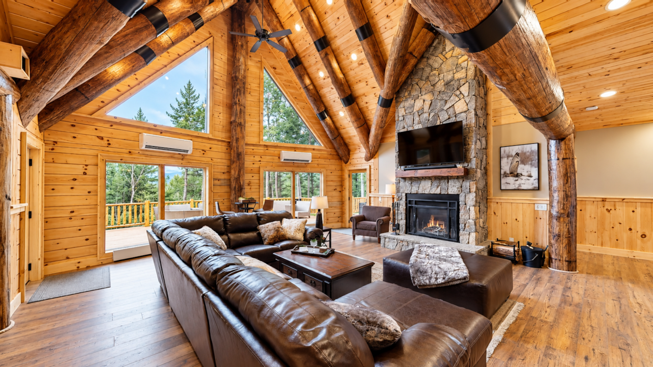 Great room with oversized seating area