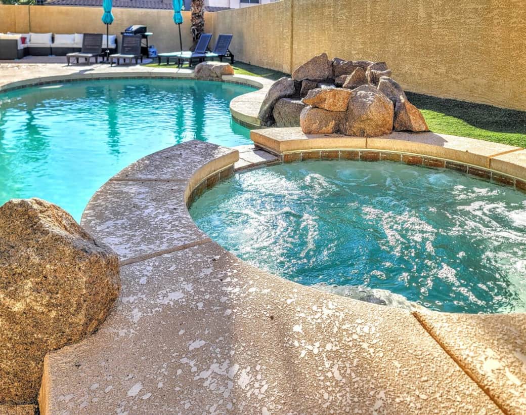 Hot Tub / Pool Area Overview